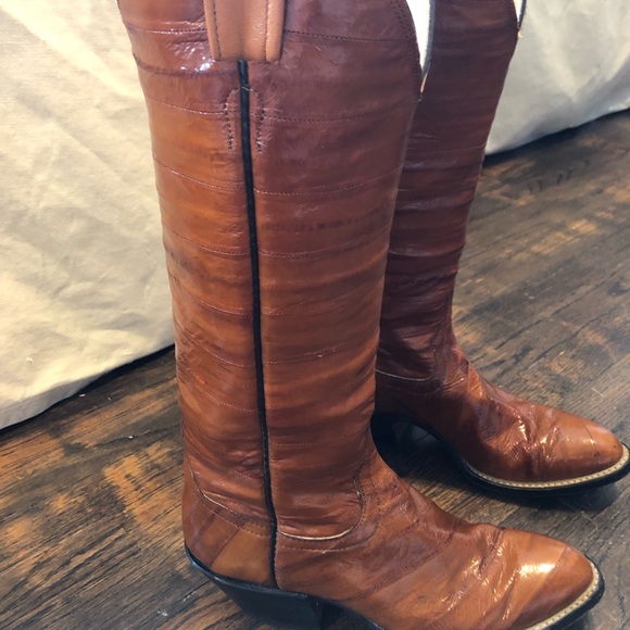 Women’s Authentic Laramie Eel Skin Tall Boot - Picture 2 of 5